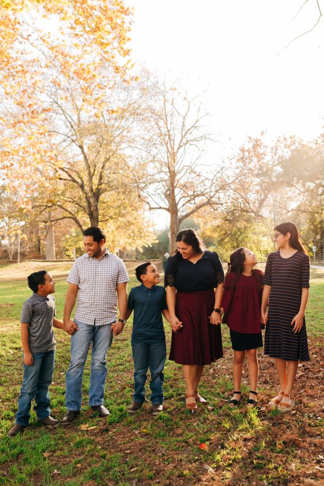 Vanessa with her family